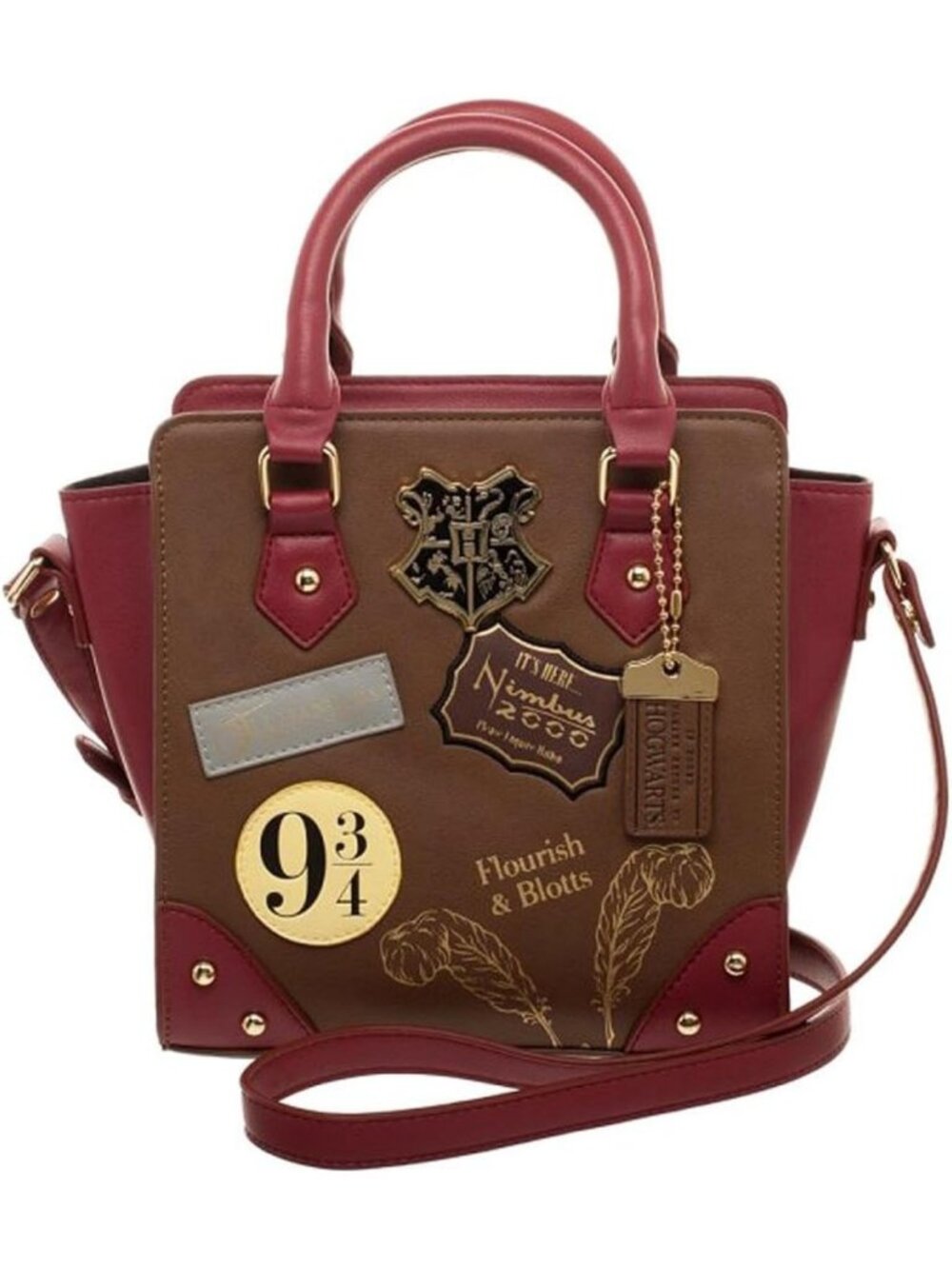 Deluxe Mini Brief Handbag Purse Satchel - Harry Potter 9 3/4 Inspired Accessory